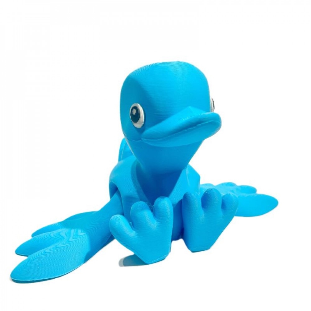 SC-105.75.741 3D Printed Silly Blue Duckling Figurine