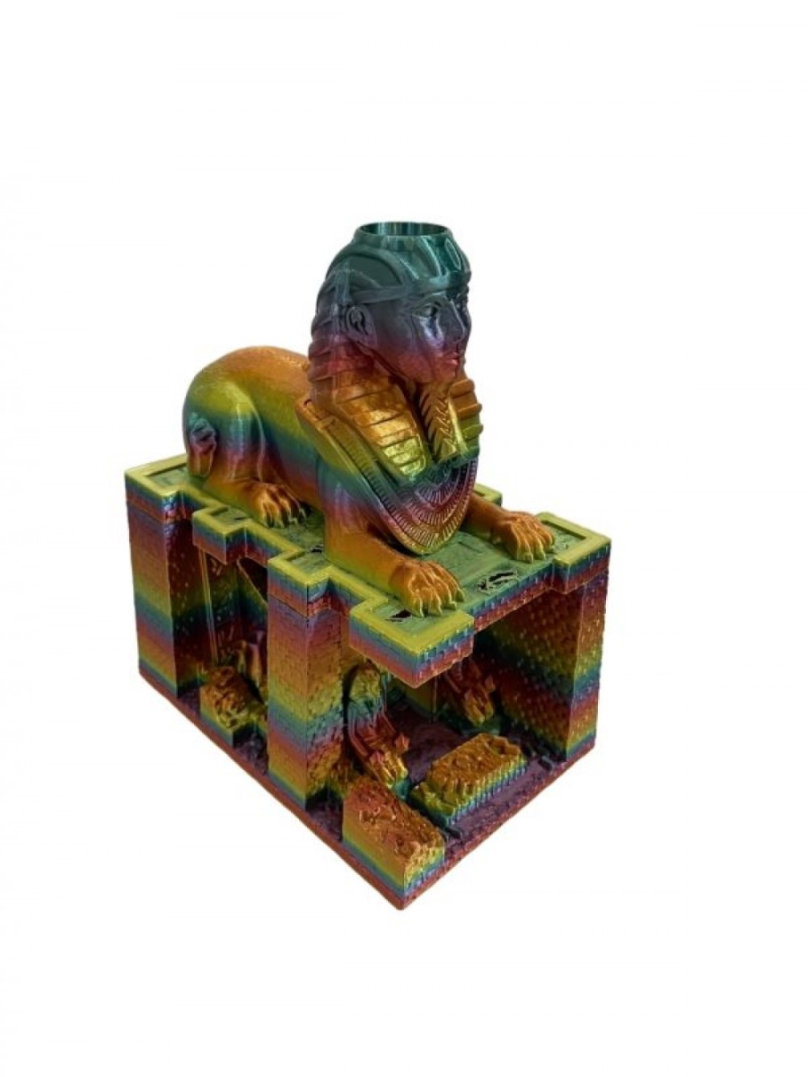 SC-105.67.581 3D Printed Multi Color Keeper Of The Ruins Dice Tower Figurine