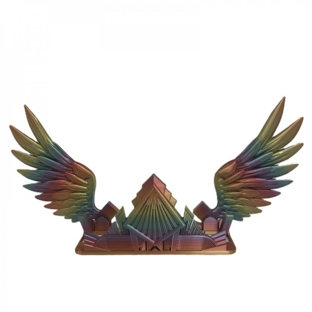 SC-105.77.801 3D Printed Rainbow Color Spread Wings Remote Control Stand
