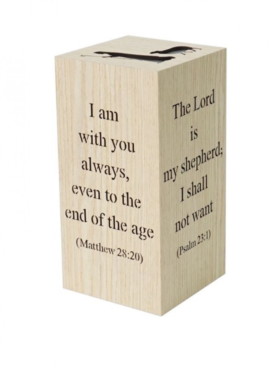 SC-NLW028 Bible Verses With Shepherd And Lamp On Top Night Light