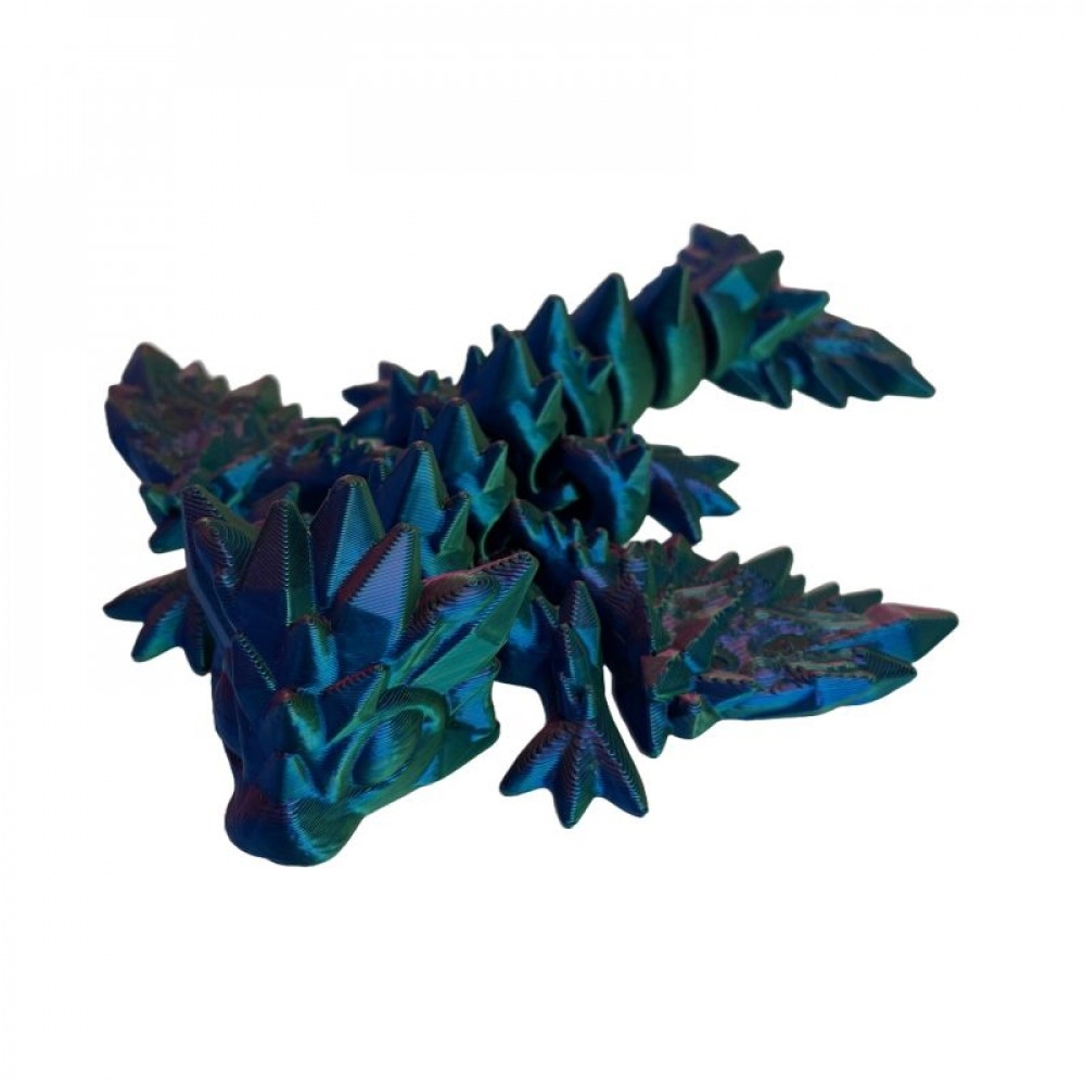 SC-105.43.638 3D Printed Baby Crystal Dragon Figurine