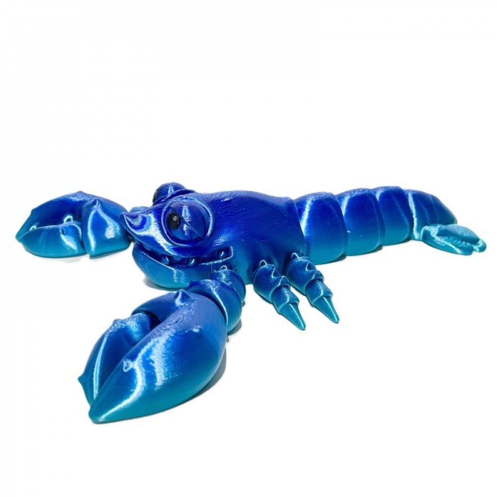 SC-105.44.856 3D Printed Blue Lobster Figurine