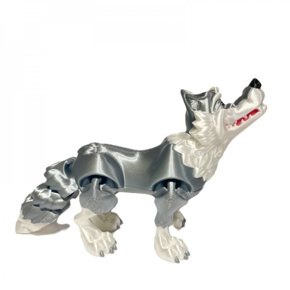 SC-105.94.956 3D Printed Gray Wolf Figurine