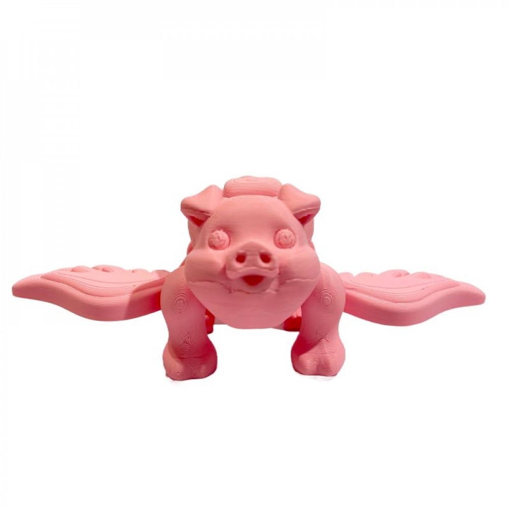 SC-105.75.764 3D Printed Pink Flying Pig Figurine