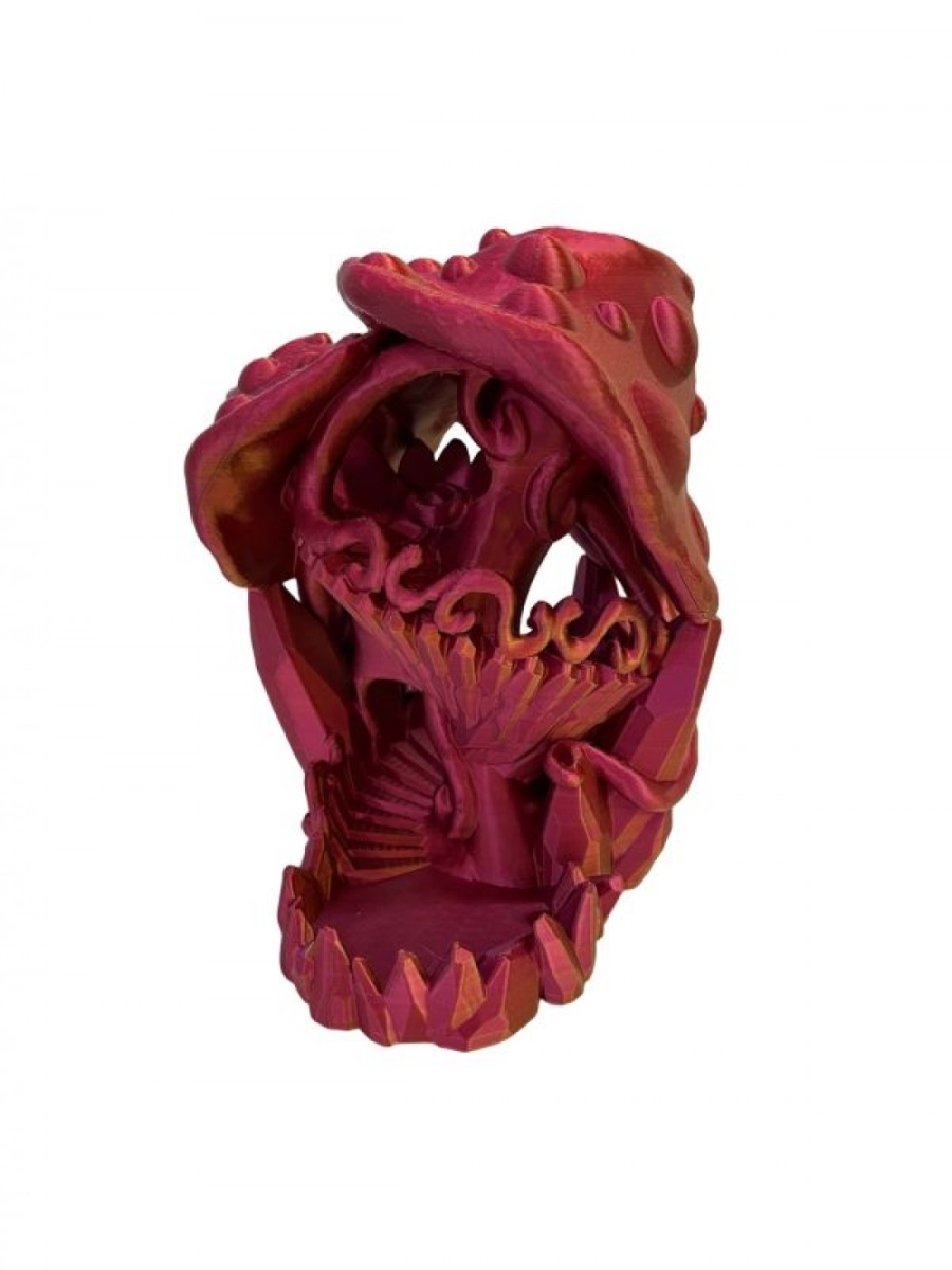 SC-105.67.593 3D Printed Red Mushroom Dice Tower Figurine