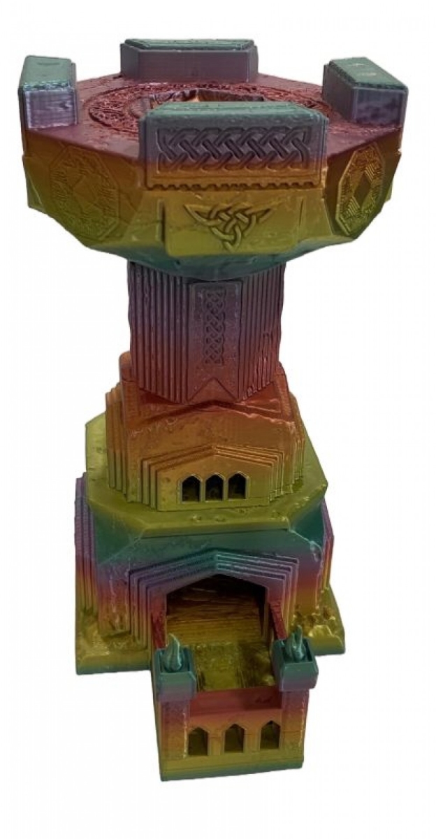 SC-105.67.579 3D Printed Dwarven Dice Tower Figurine