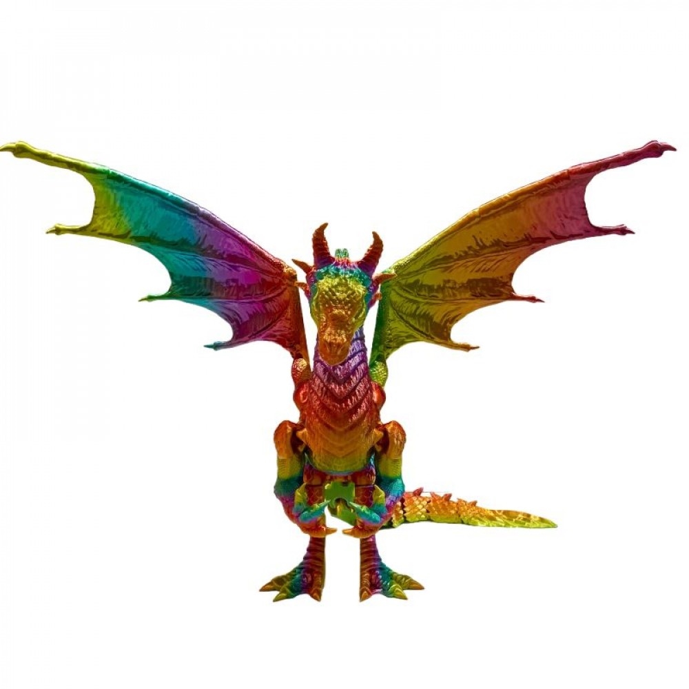 SC-105.43.989 3D Printed Epic Winged Dragon Figurine