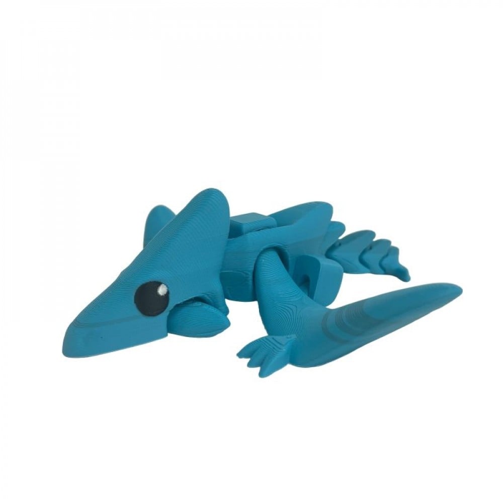 SC-105.75.790 Blue Flying Dragon 3D Printed Figurine