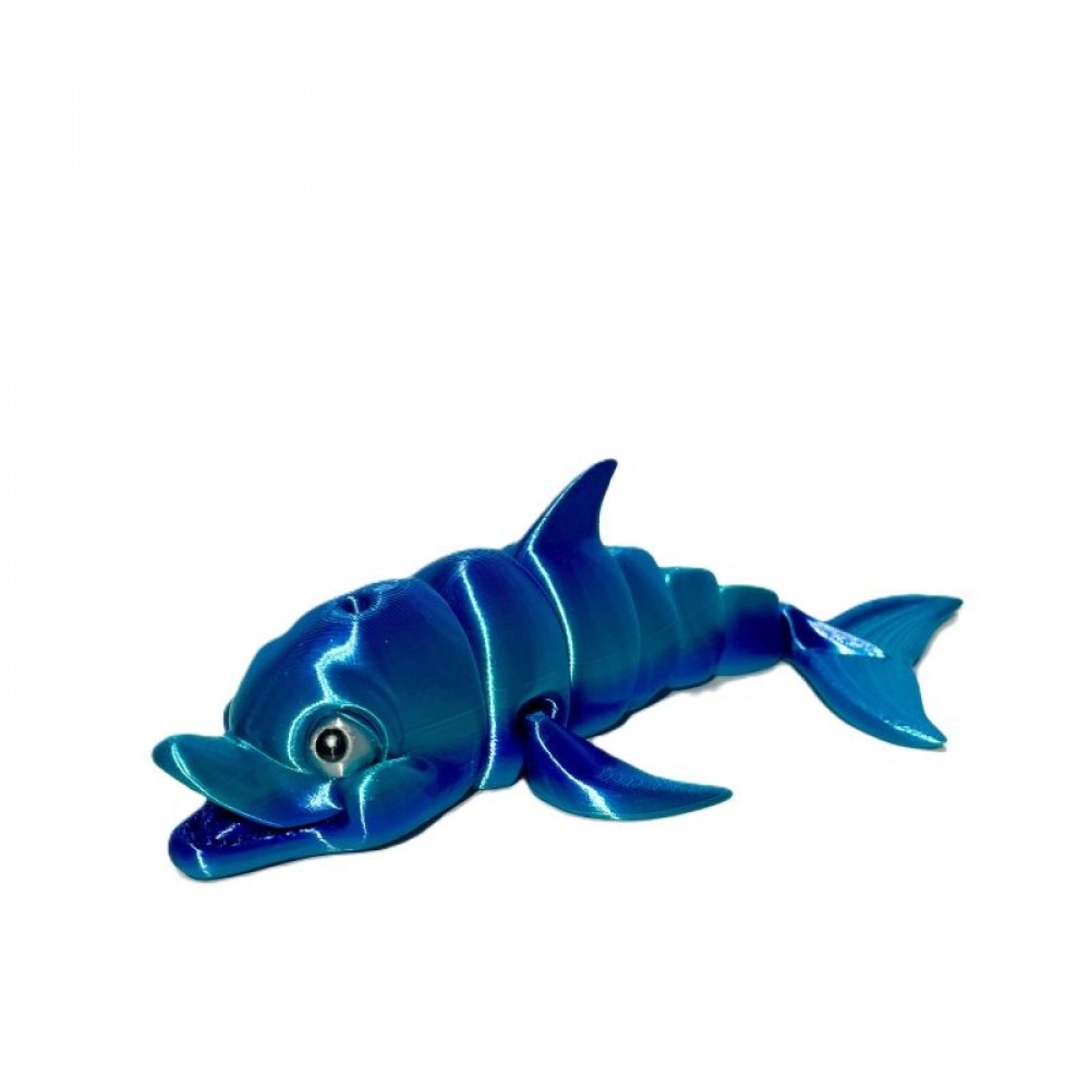SC-105.93.954 3D Printed Blue Dolphin Figurine