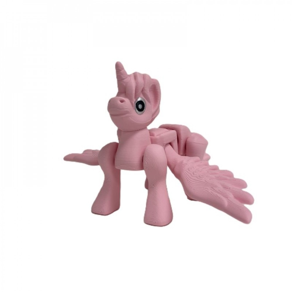 SC-105.75.740 3D Printed Flying Pink Unicorn Figurine