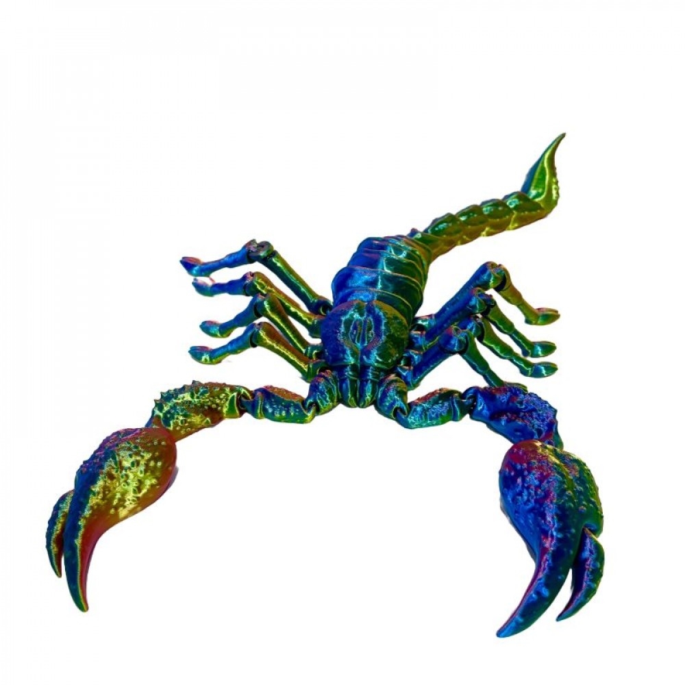 SC-105.89.921 3D Printed Colorful Scorpion Figurine