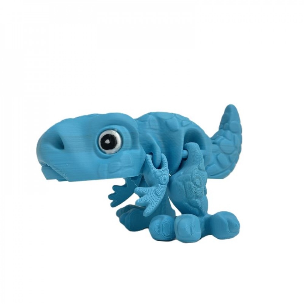 SC-105.75.730 3D Printed Blue Allosaurus Flexi Dinosaur Figurine