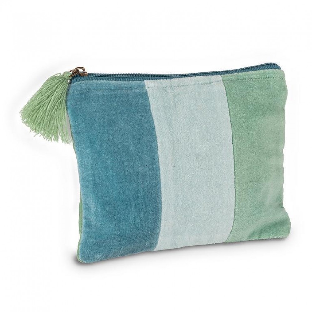Picture of MDR Trading Inc. AB-52-CHELSEA-02-MD Vertical Stripes Velvet With Tassel Pouch