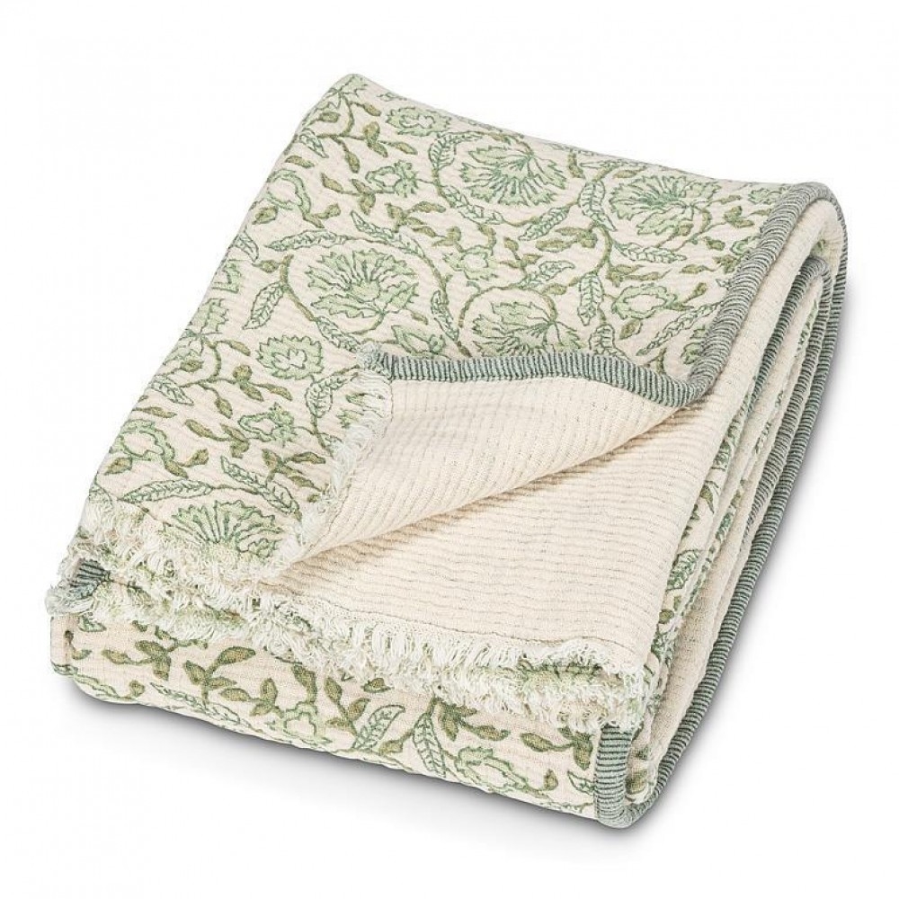 Picture of MDR Trading Inc. AB-95-EVELYN-5060 Green And White Floral Throw