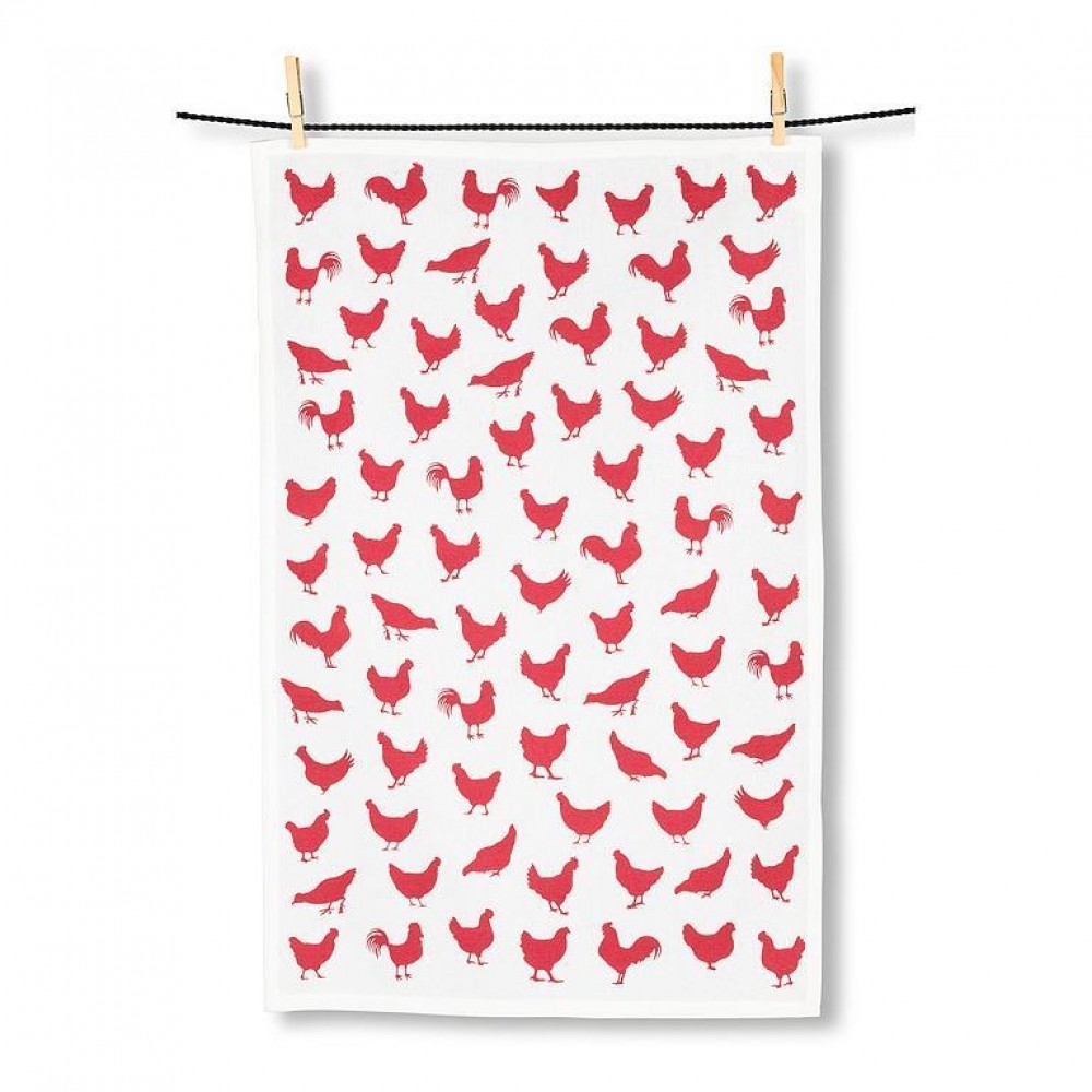 Picture of MDR Trading Inc. AB-56-VT-AB-221 Chickens Kitchen Tea Towel