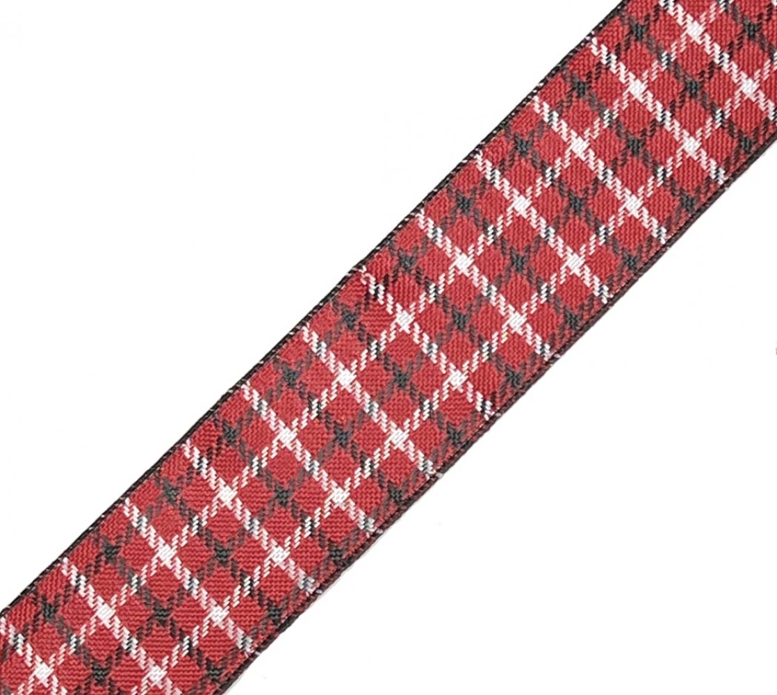Picture of MDR Trading Inc. VL-R-A2914 2.5&apos; X 10 Yds Red Plaid Pattern Ribbon