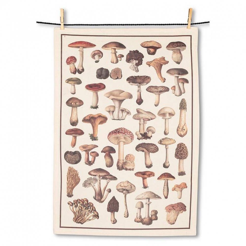 Picture of MDR Trading Inc. AB-56-KT-AB-222 Mushrooms Kitchen Tea Towel