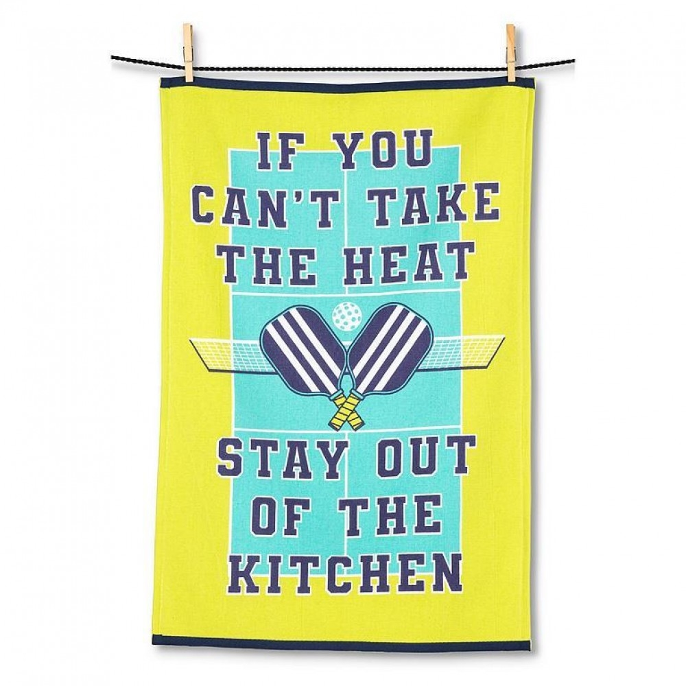 Picture of MDR Trading Inc. AB-56-TT-PICKLEBALL Pickleball If You Can'T Take The Heat Stay Out Of The Kitchen Tea Towel