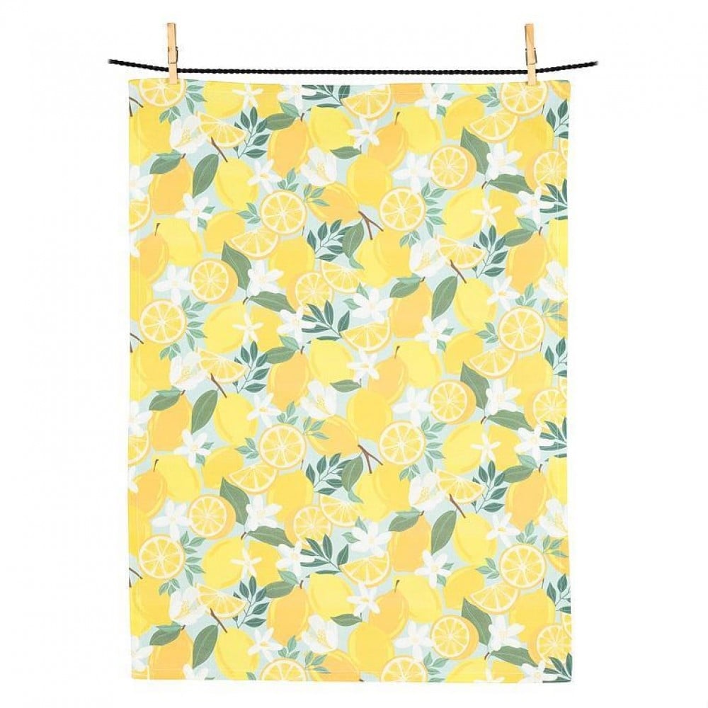 Picture of MDR Trading Inc. AB-56-KT-TL-02 Lemons & Blossoms Kitchen Tea Towel
