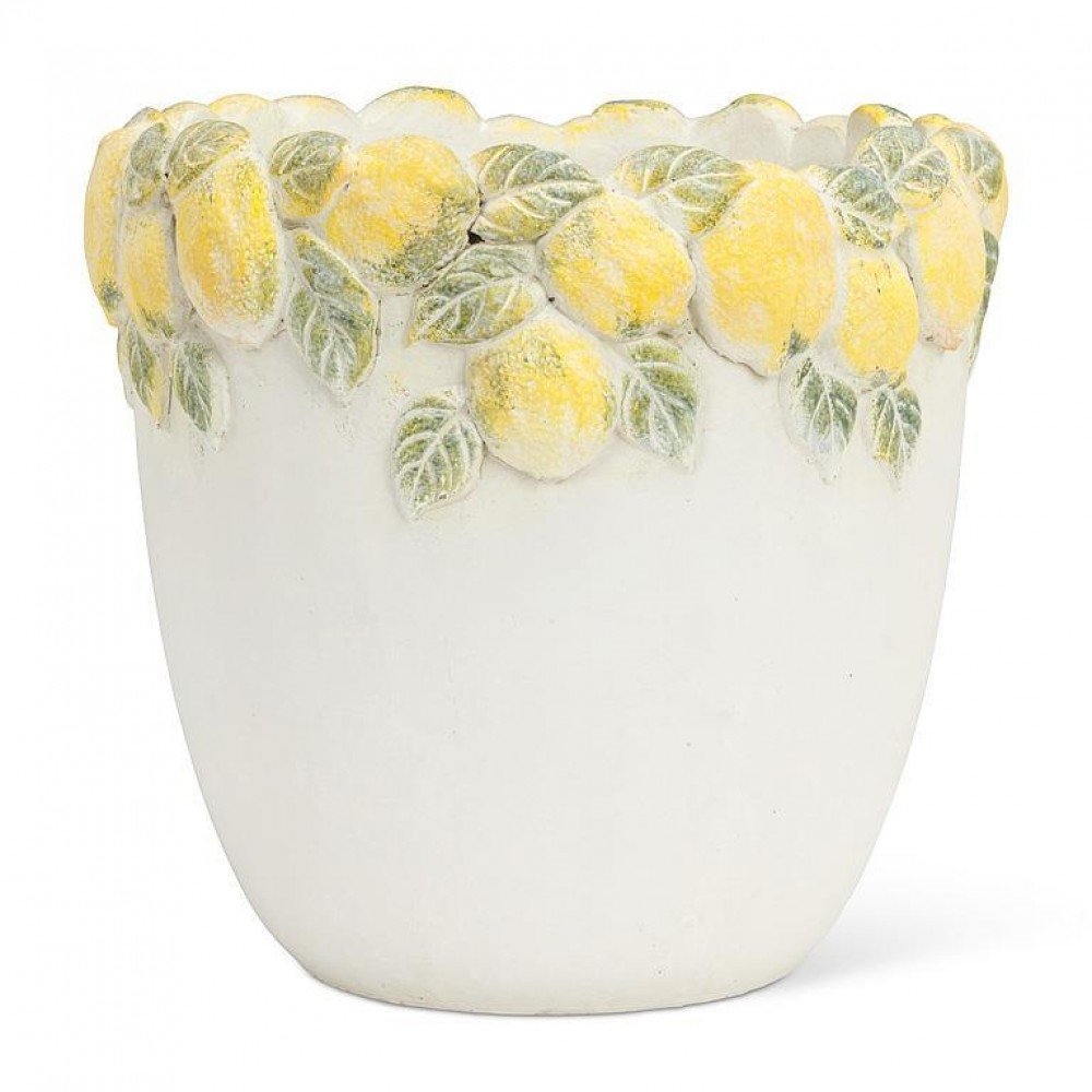AB-27-ZESTY-LG Large Lemon Edge Planter
