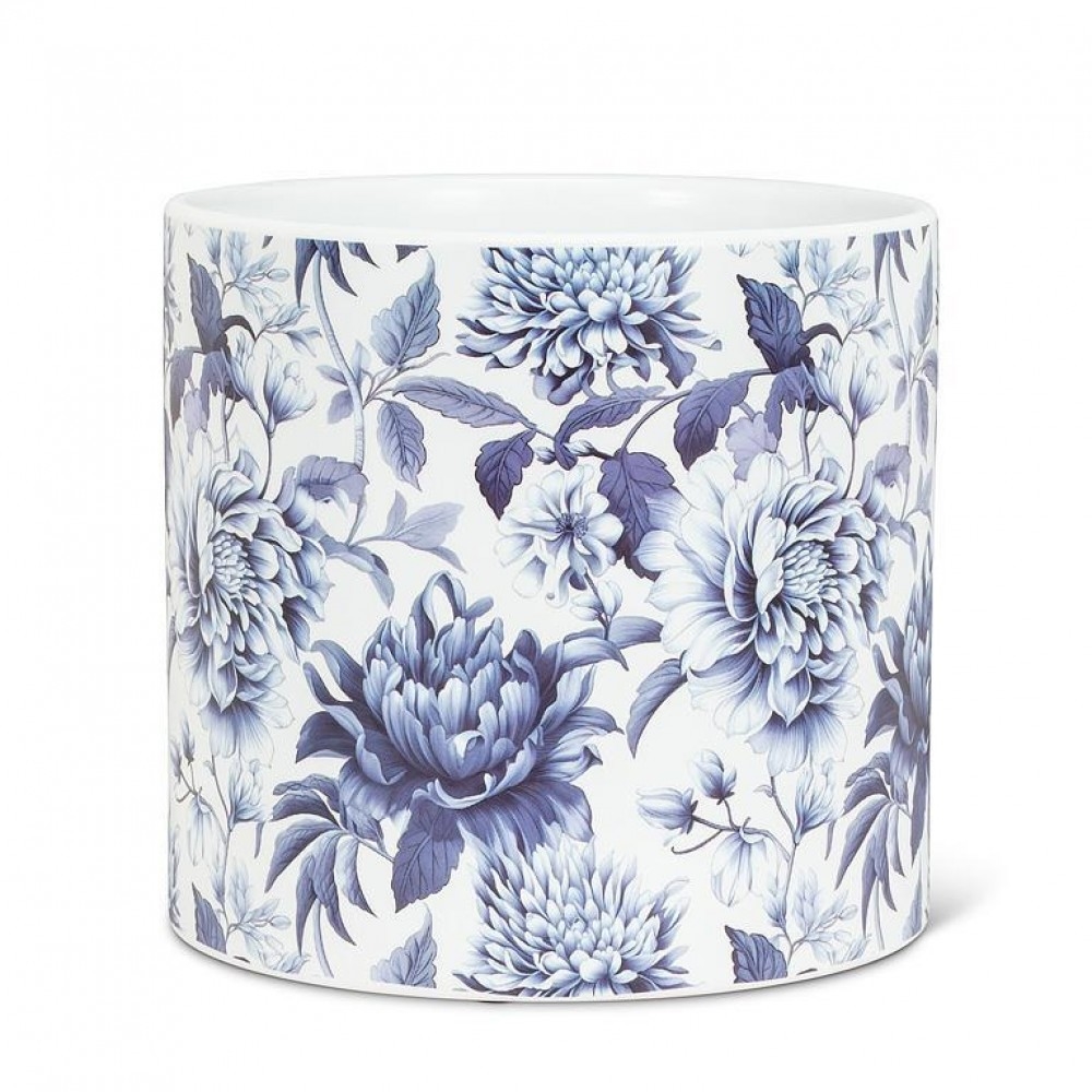 Floral Chintz Print Planter