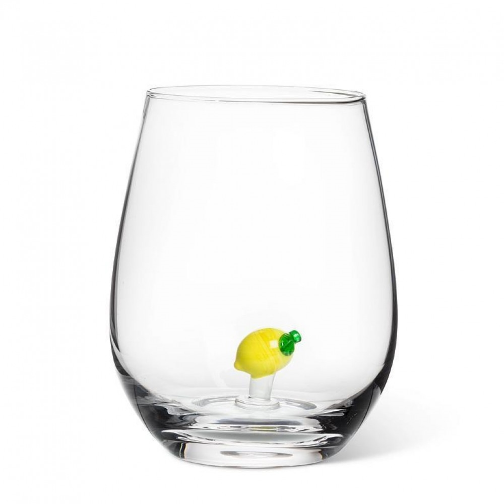Picture of MDR Trading Inc. AB-27-VINO-422 Lemon Stemless Wine Glass