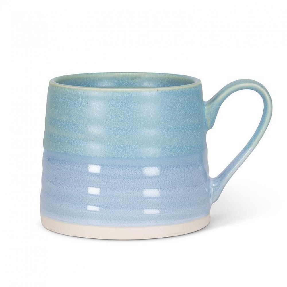 Picture of MDR Trading Inc. AB-27-RIPPLE-BLU Light Blue Ridged Mug