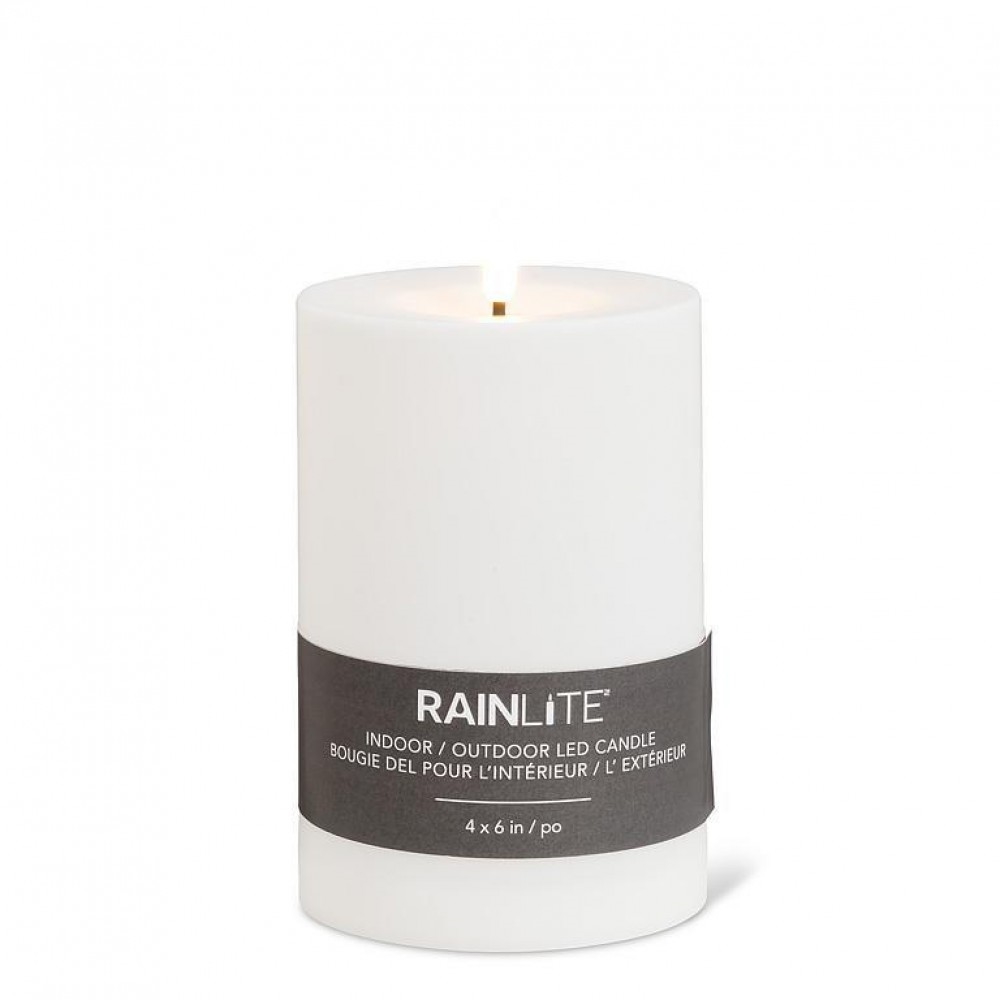 AB-27-RAINLITE-720 White Indoor/Outdoor Led Candle