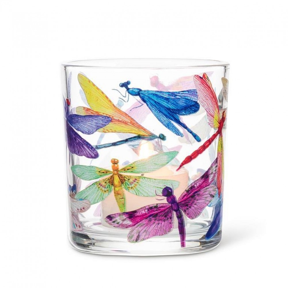 AB-27-FLICKER-623_Q01 Dragonflies Votive Candle Holder