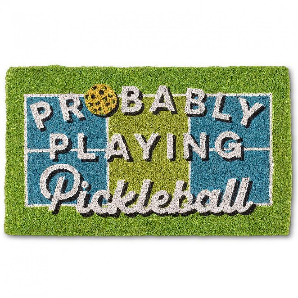 Probably Playing Pickleball Doormat