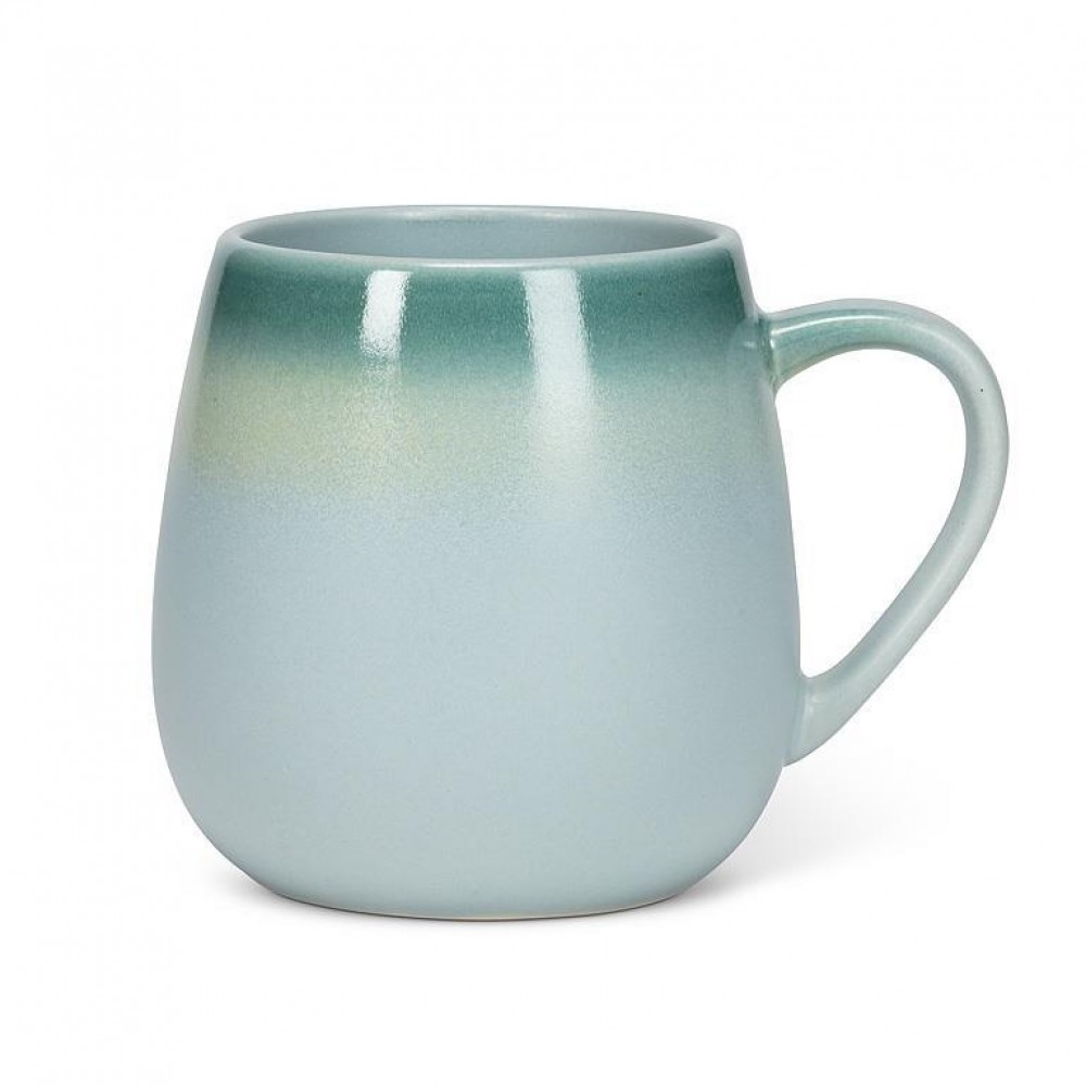 Picture of MDR Trading Inc. AB-27-ORION-GRN Green Ombre Glaze Belly Mug