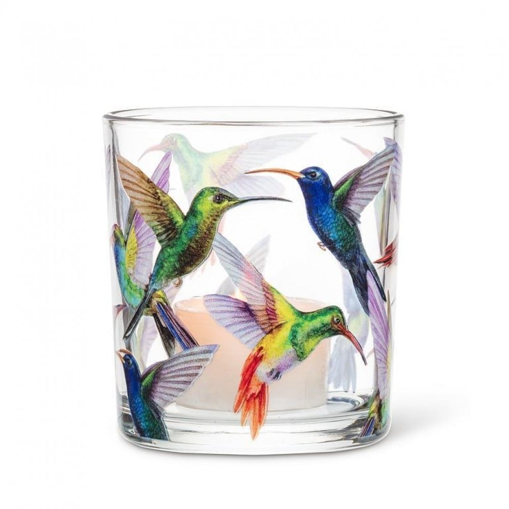 AB-27-FLICKER-622_Q01 Hummingbirds Votive Candle Holder