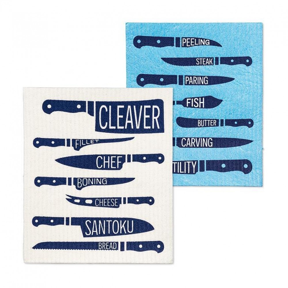 Picture of MDR Trading Inc. AB-84-ASD-AB-214 Set Of 2 Types Of Knives Dishcloths