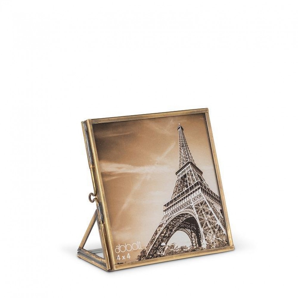 AB-92-CANDID-44 Simple Brass Photo Frame