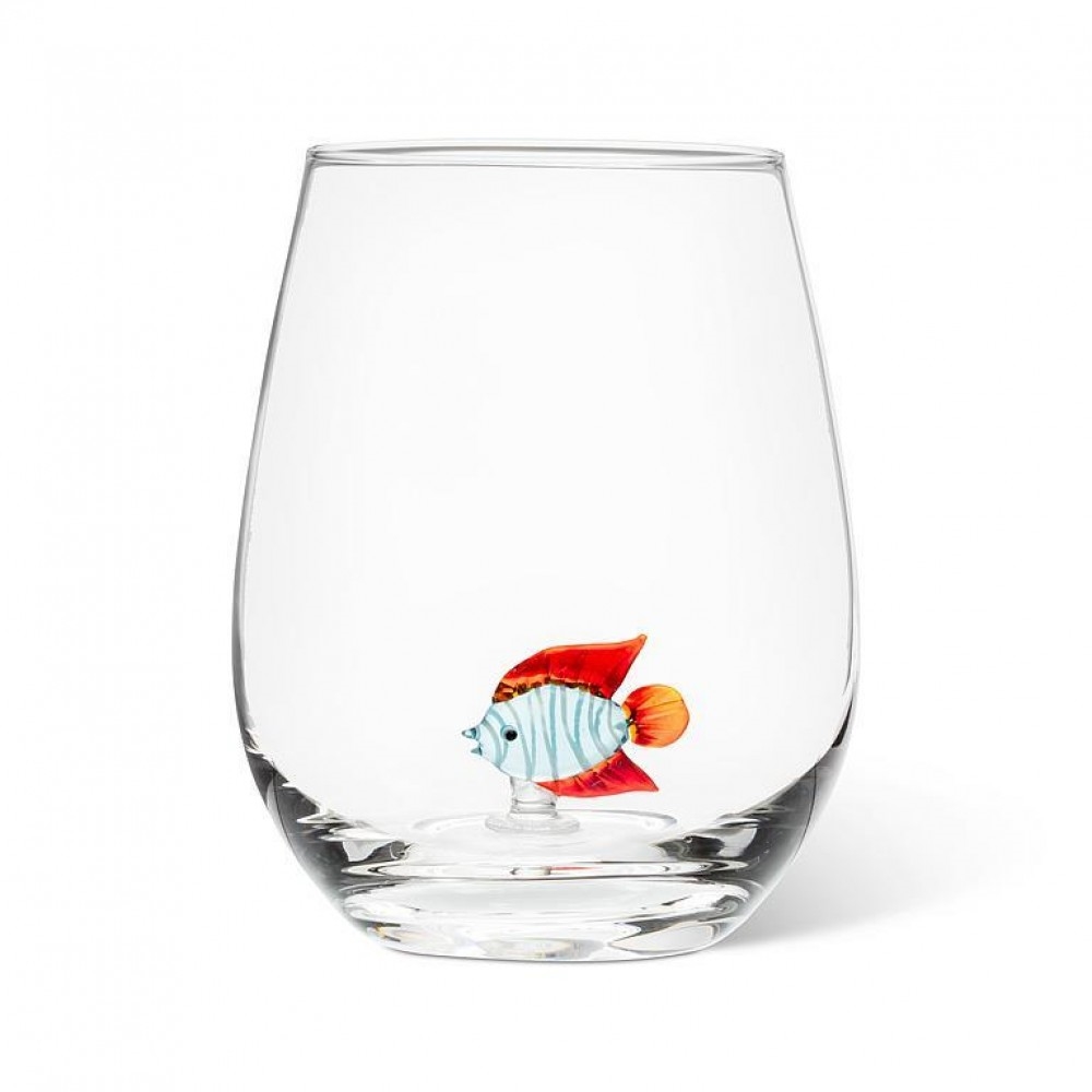 Picture of MDR Trading Inc. AB-27-VINO-205 Fish Stemless Wine Glass