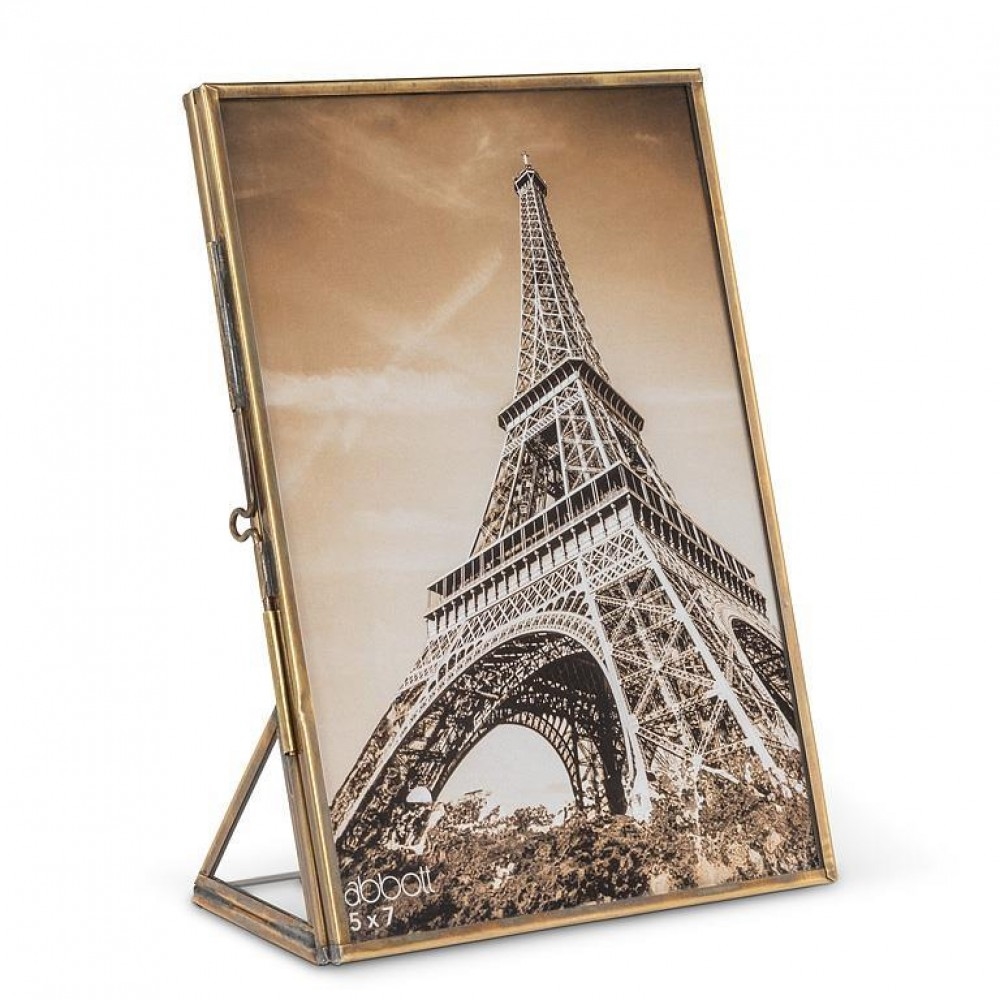 AB-92-CANDID-57 Gold Brass Simple Photo Frame