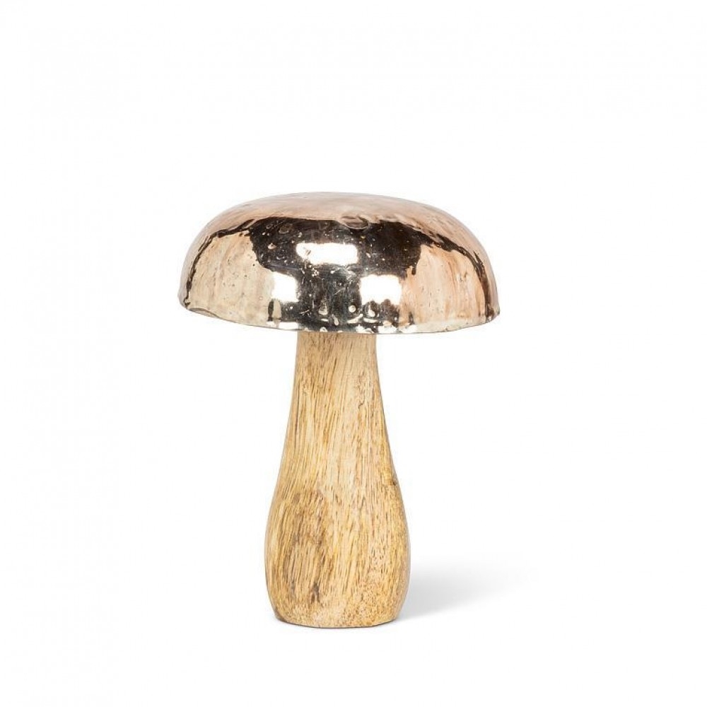 AB-43-GROVE-355-SM Small Mushroom With Silver Cap Figurine