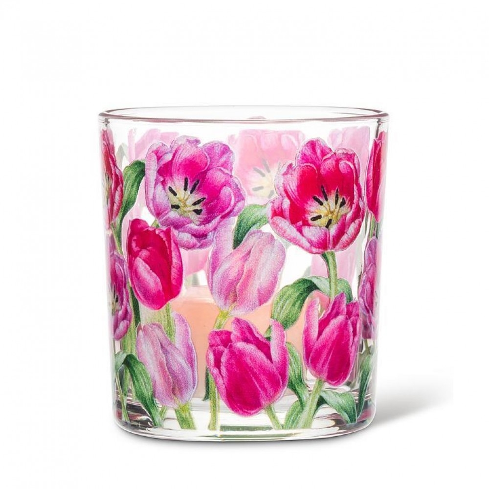 AB-27-FLICKER-621_Q01 Tulips Votive Candle Holder