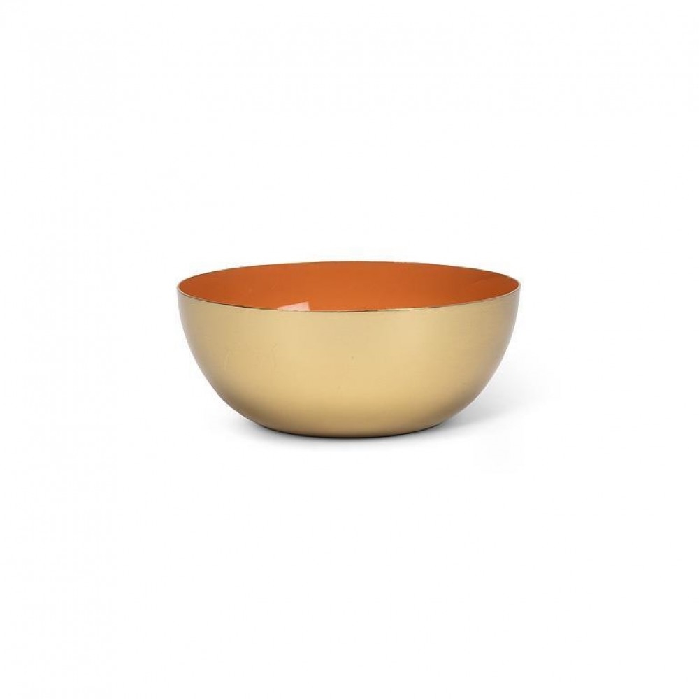 Picture of MDR Trading Inc. AB-92-AVALON-786 Pumpkin Color Mini Enamel Bowl