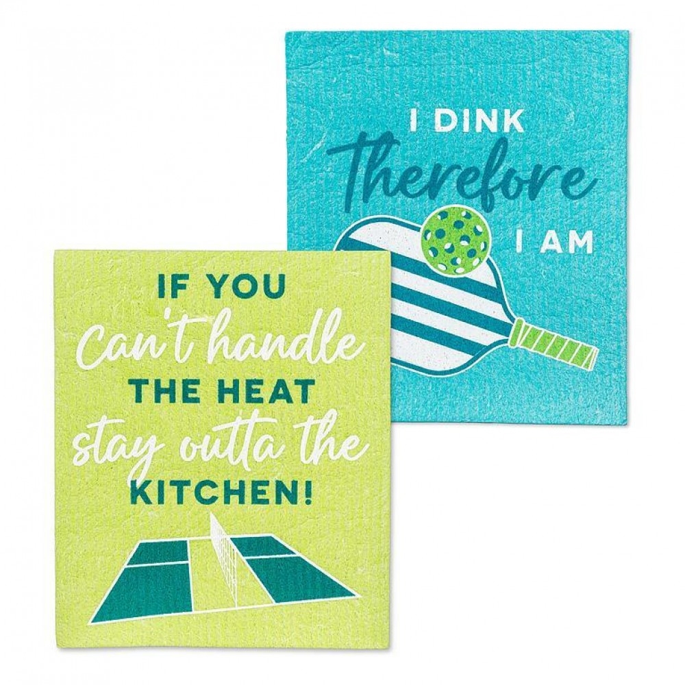 Picture of MDR Trading Inc. AB-84-ASD-AB-213 Set Of 2 Pickleball Themed Dishcloths