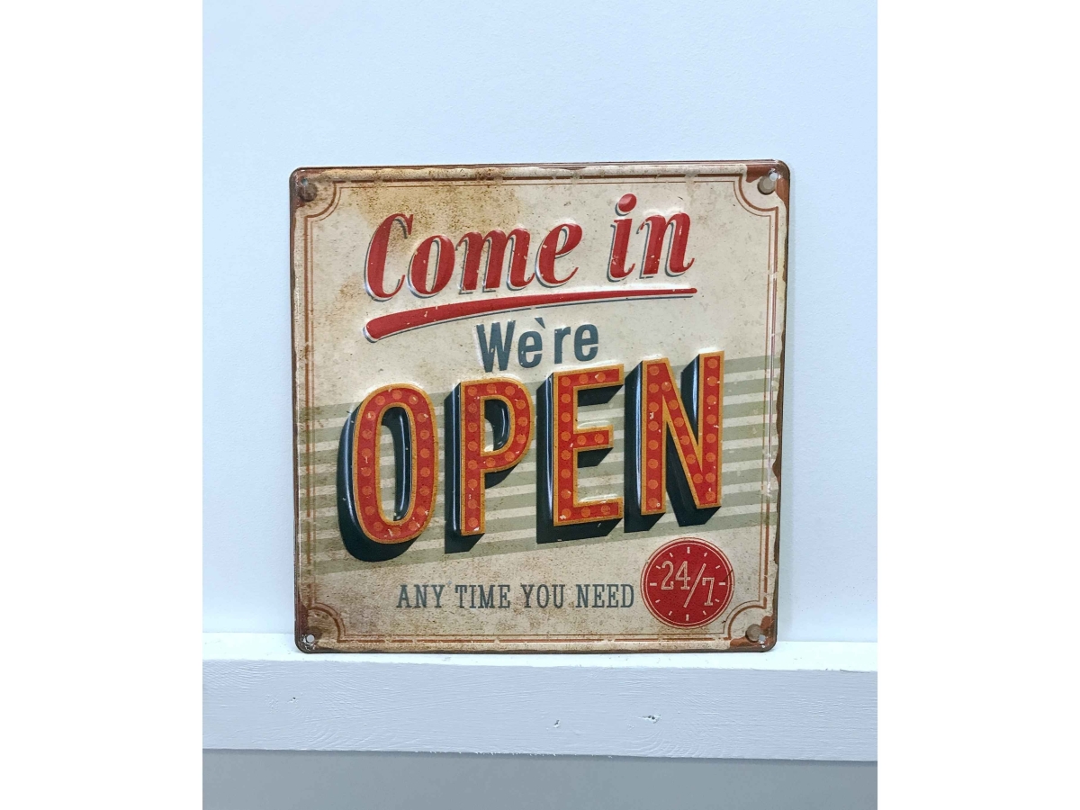 IV-W14-GT001 Open Vintage Metal Wall Decor