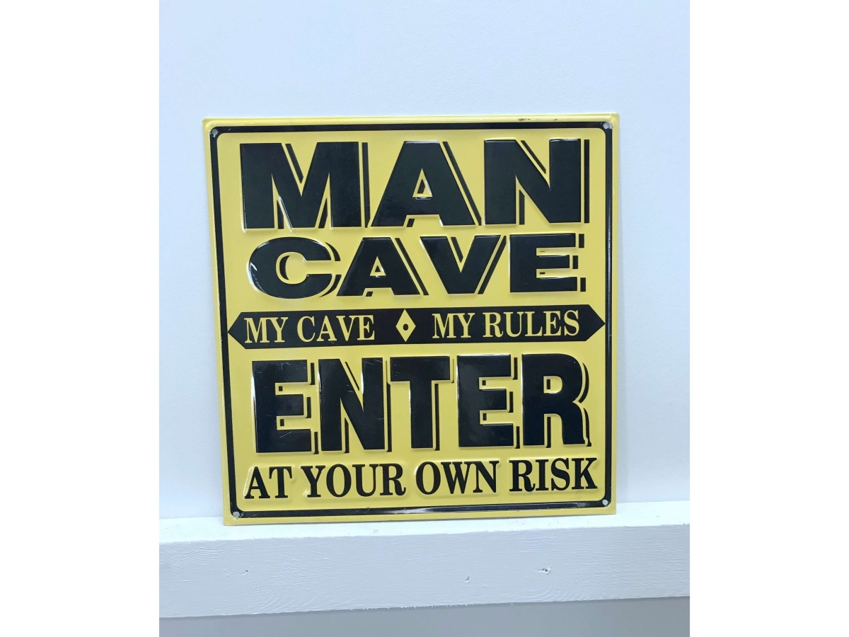 IV-W14-GT031 Man Cave Vintage Metal Wall Decor