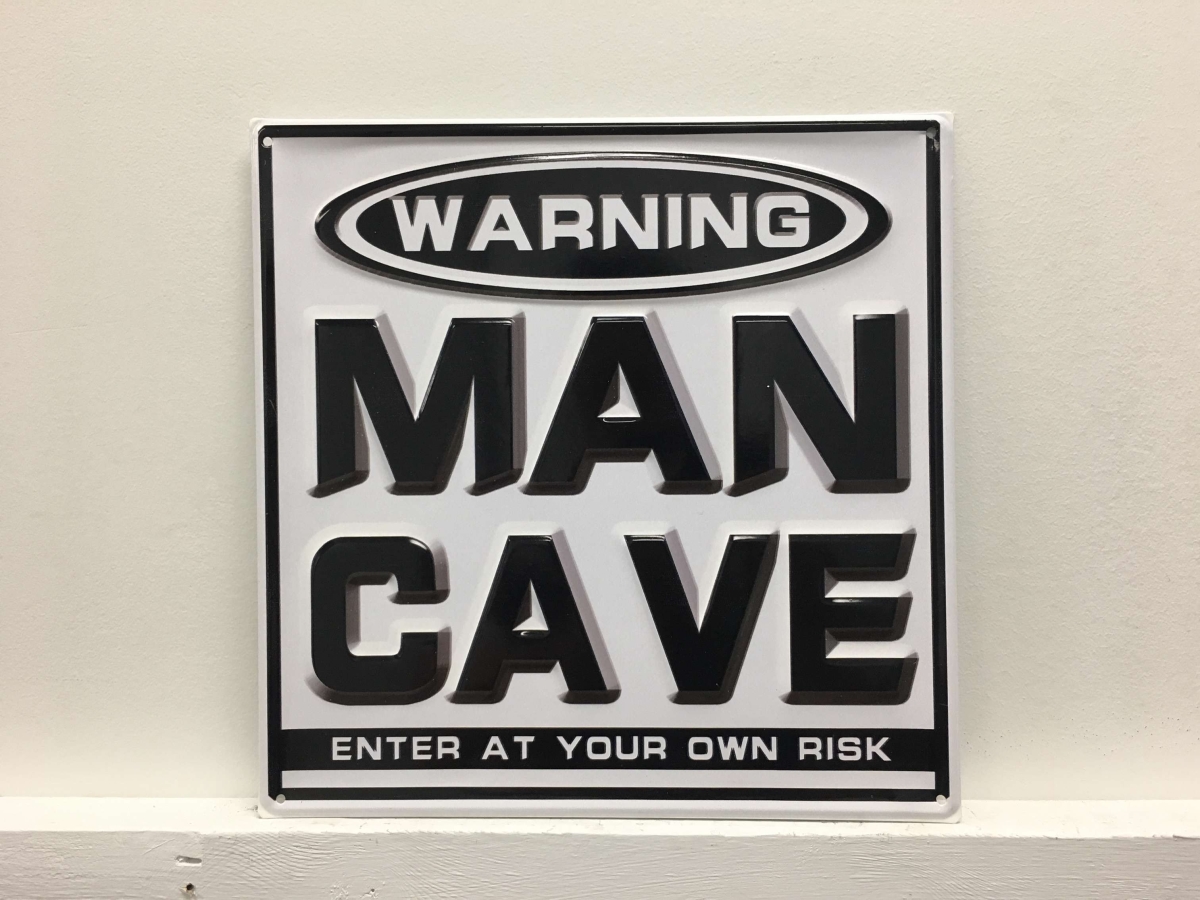 IV-W14-GT033 Man Cave Vintage Metal Wall Decor