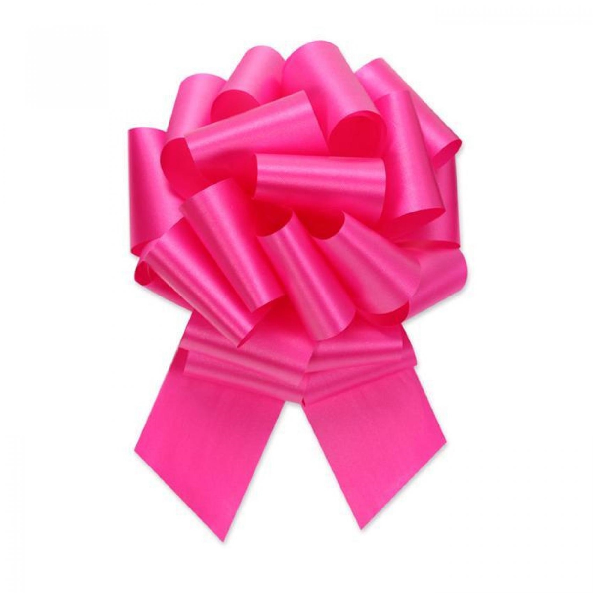 AI-BPF541_Q01 50Pcs- 4'D Pullbow Hot Pink Ribbon