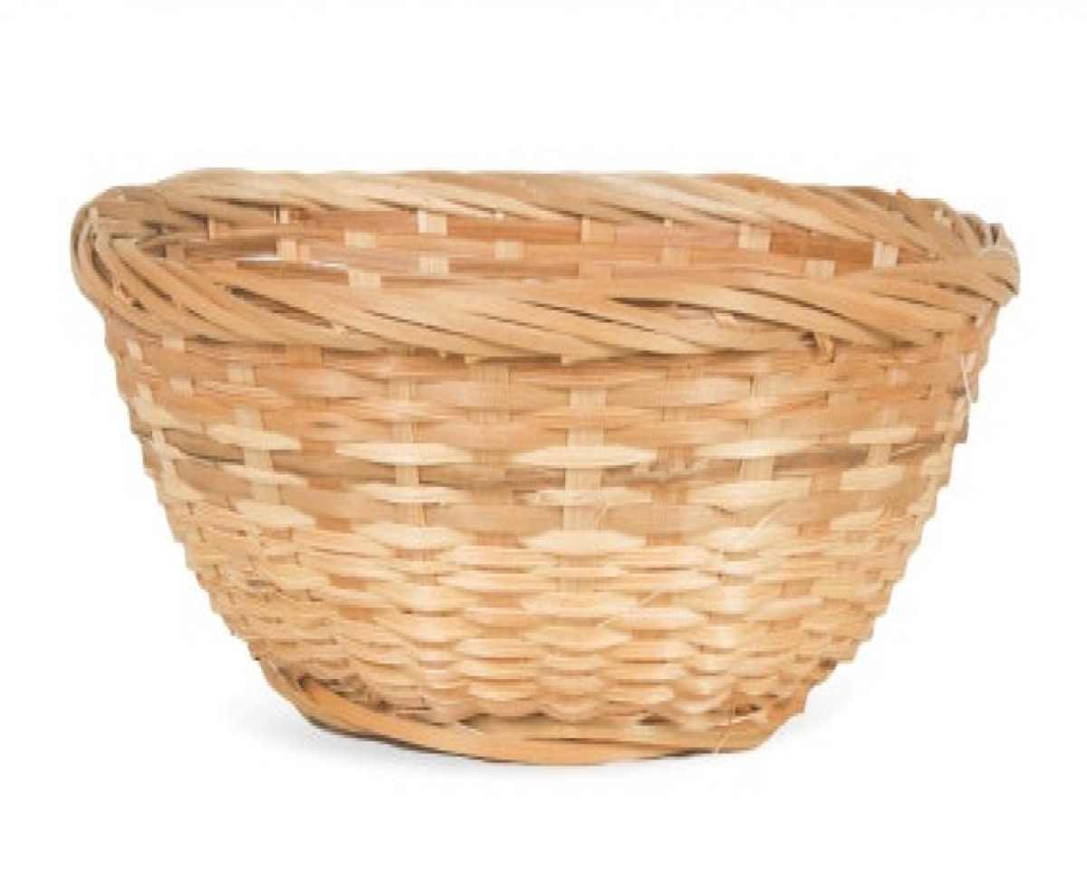 AI-5029_Q01 9'D Round Bamboo Bread Basket