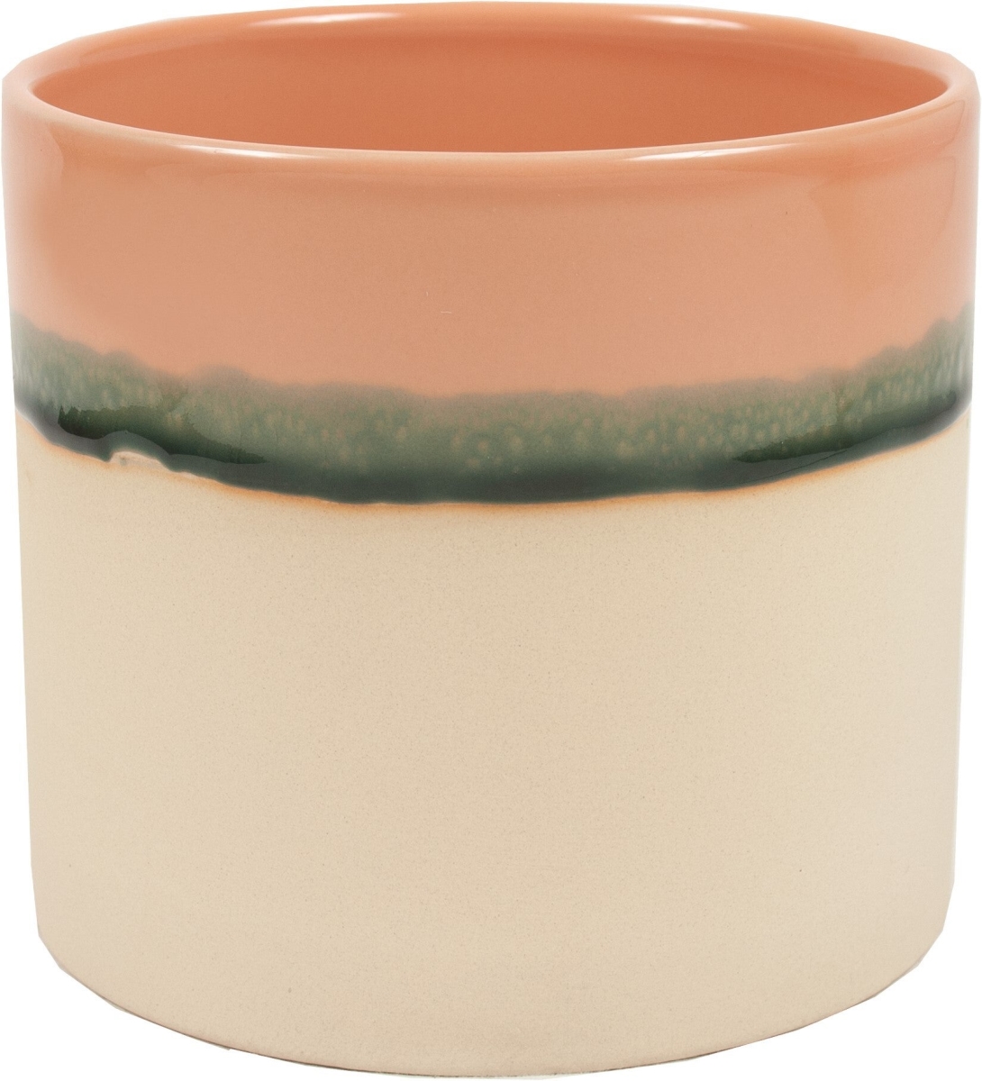 AI-CE10MTP_Q01 Metro Pink Reactive Glaze Ceramic Planter
