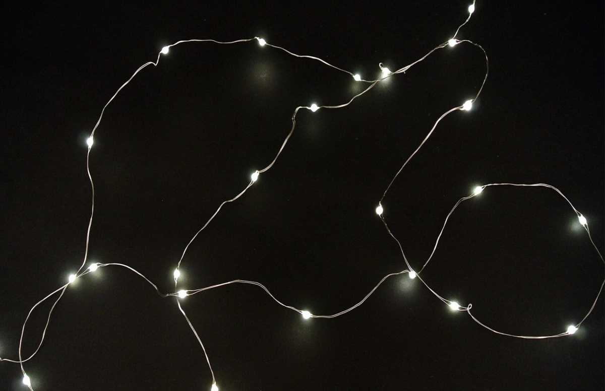 AI-PI0481WHI_Q01 9'L Led Pearl White Light String
