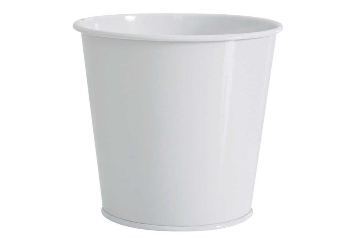 AI-GA3581WH_Q01 White Bucket Shaped Planter