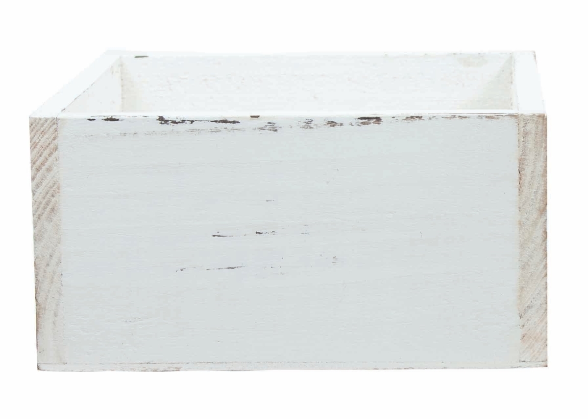 AI-2113COL_Q01 Distressed White Wood Box