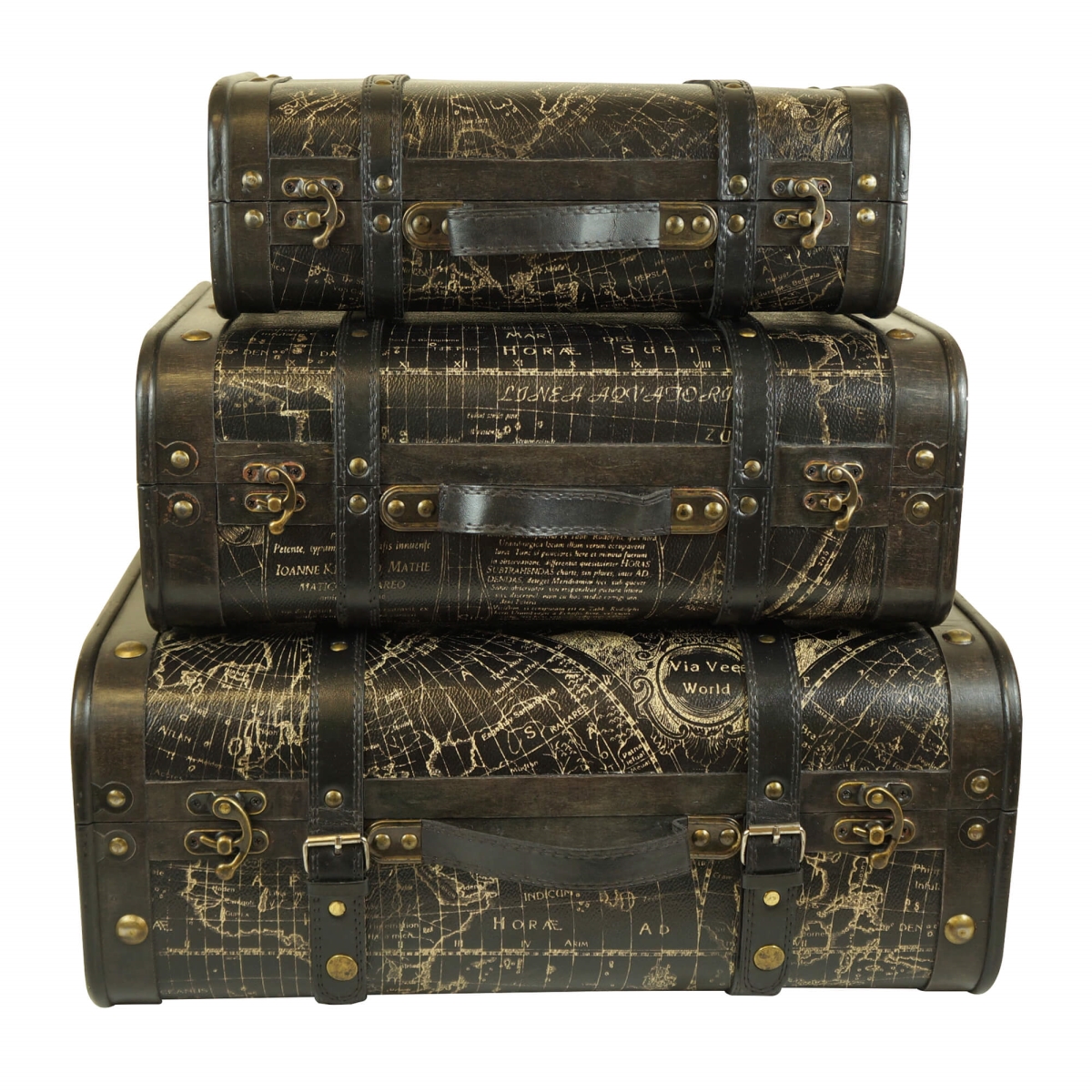 Picture of Mr. MJs Trading BM-CQG1755 3 Piece Suitcase Set